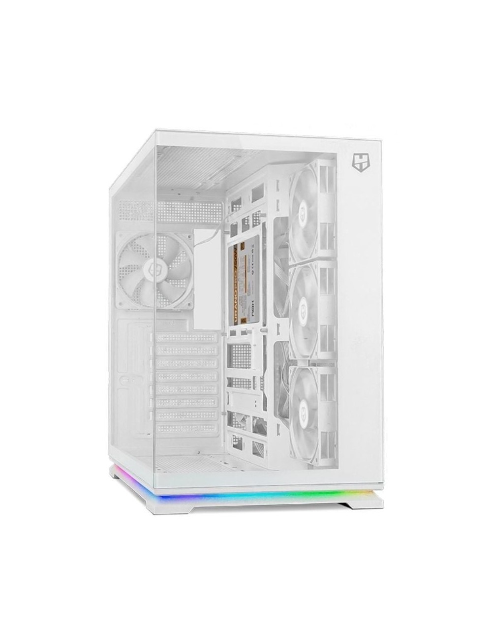 Caja Gaming Semitorre Nox Hummer Galaxy/ Blanca