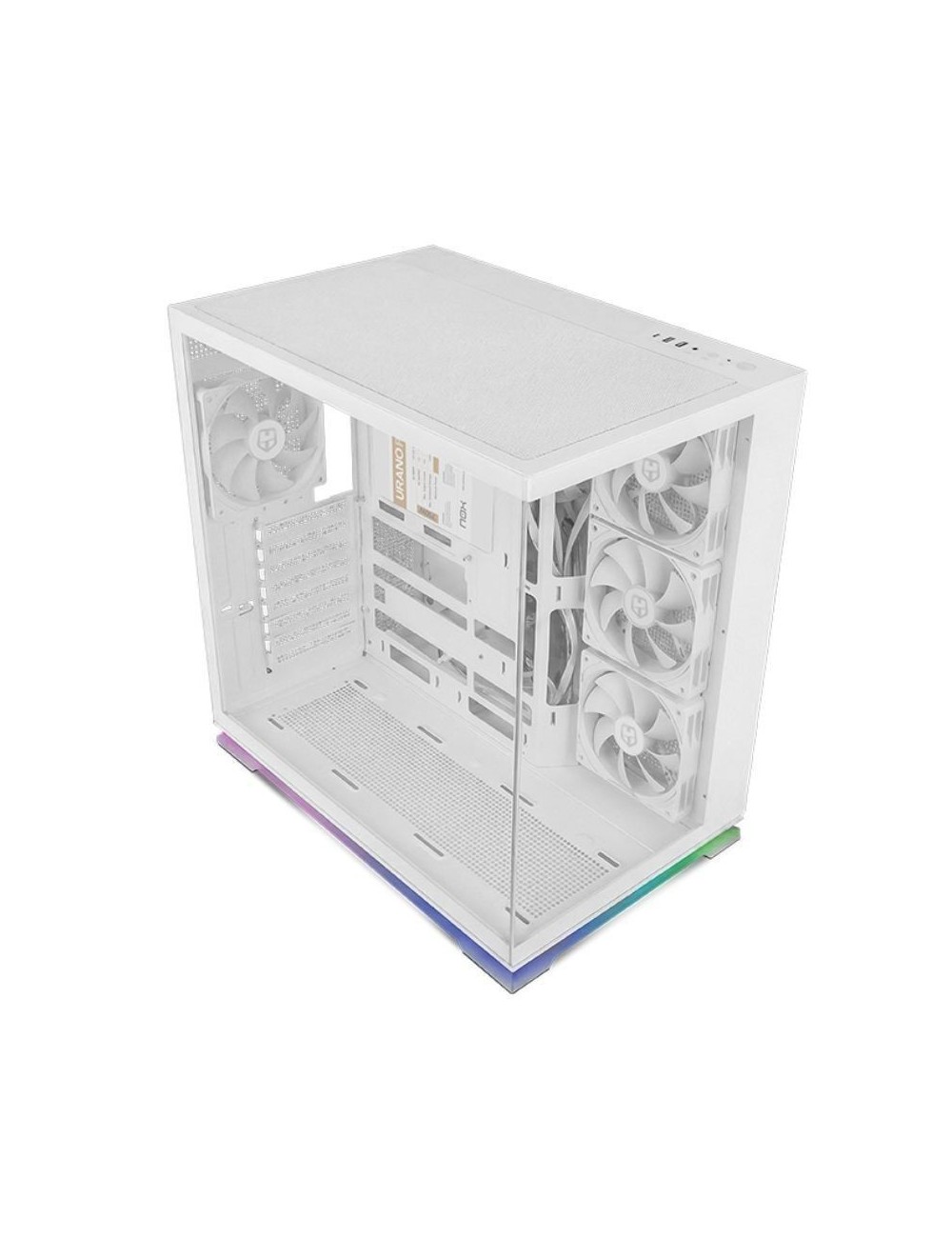 Caja Gaming Semitorre Nox Hummer Galaxy/ Blanca