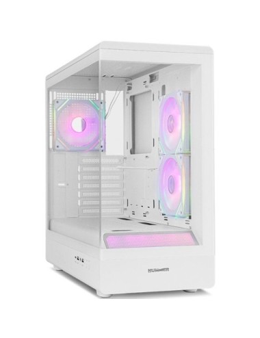 Caja Gaming Semitorre Nox Hummer SIGNAL/ Blanca