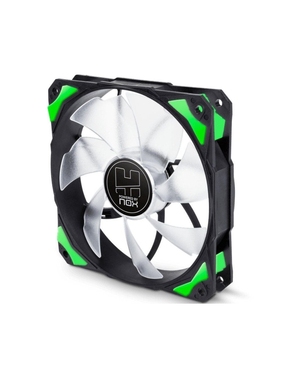 Ventilador Nox H-Fan Green/ 12cm/ Verde