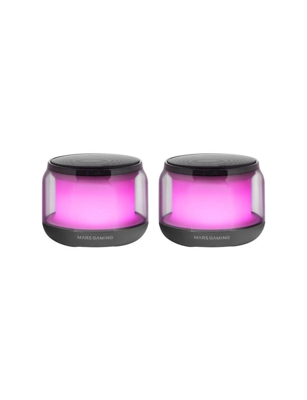 Altavoces con Bluetooth Mars Gaming MS-AURA/ 15W/ 2.0/ Negros