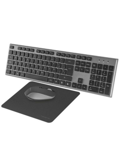 Pack Gaming Tacens ZENITH/ Teclado Inalámbrico + Ratón Inalámbrico + Alfombrilla