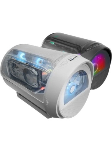 Caja Gaming Minitorre Mars Gaming MC-CYLON/ Blanca