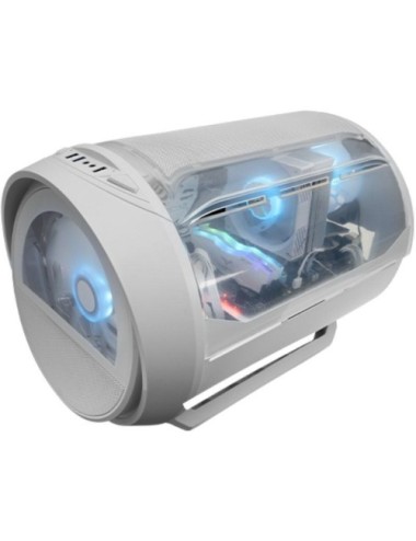 Caja Gaming Minitorre Mars Gaming MC-CYLON/ Blanca