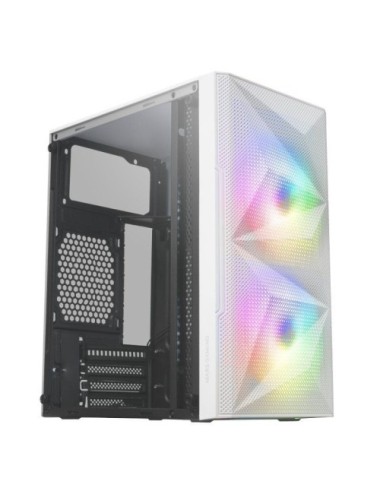 Caja Gaming Minitorre Mars Gaming MC-ME/ Blanca