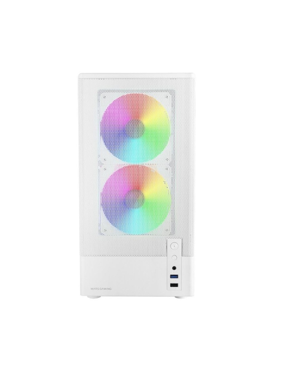 Caja Gaming Minitorre Mars Gaming MC-ONYX/ Blanca