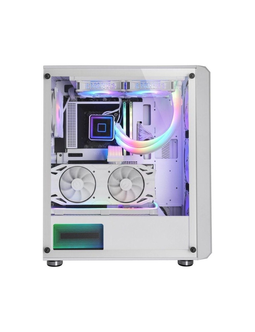 Caja Gaming Semitorre Mars Gaming MC-VAULT/ Blanca