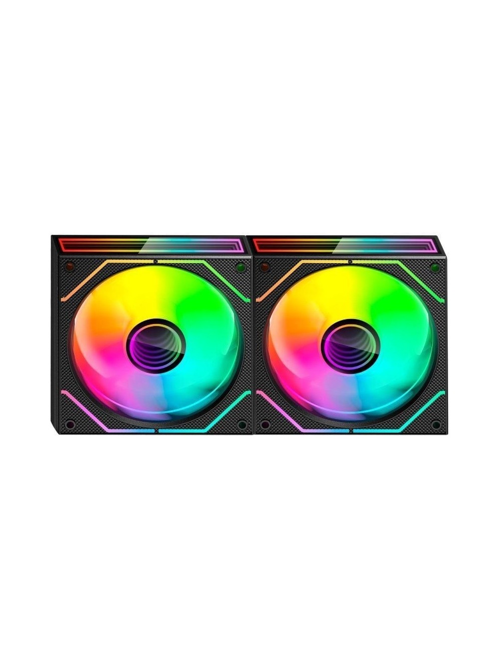 Pack 2 Ventiladores Mars Gaming MF-3DPROX2R/ 12cm/ ARGB