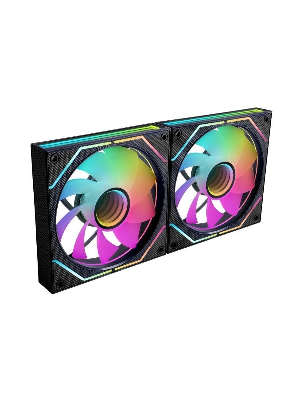 Pack 2 Ventiladores Mars Gaming MF-3DPROX2R/ 12cm/ ARGB