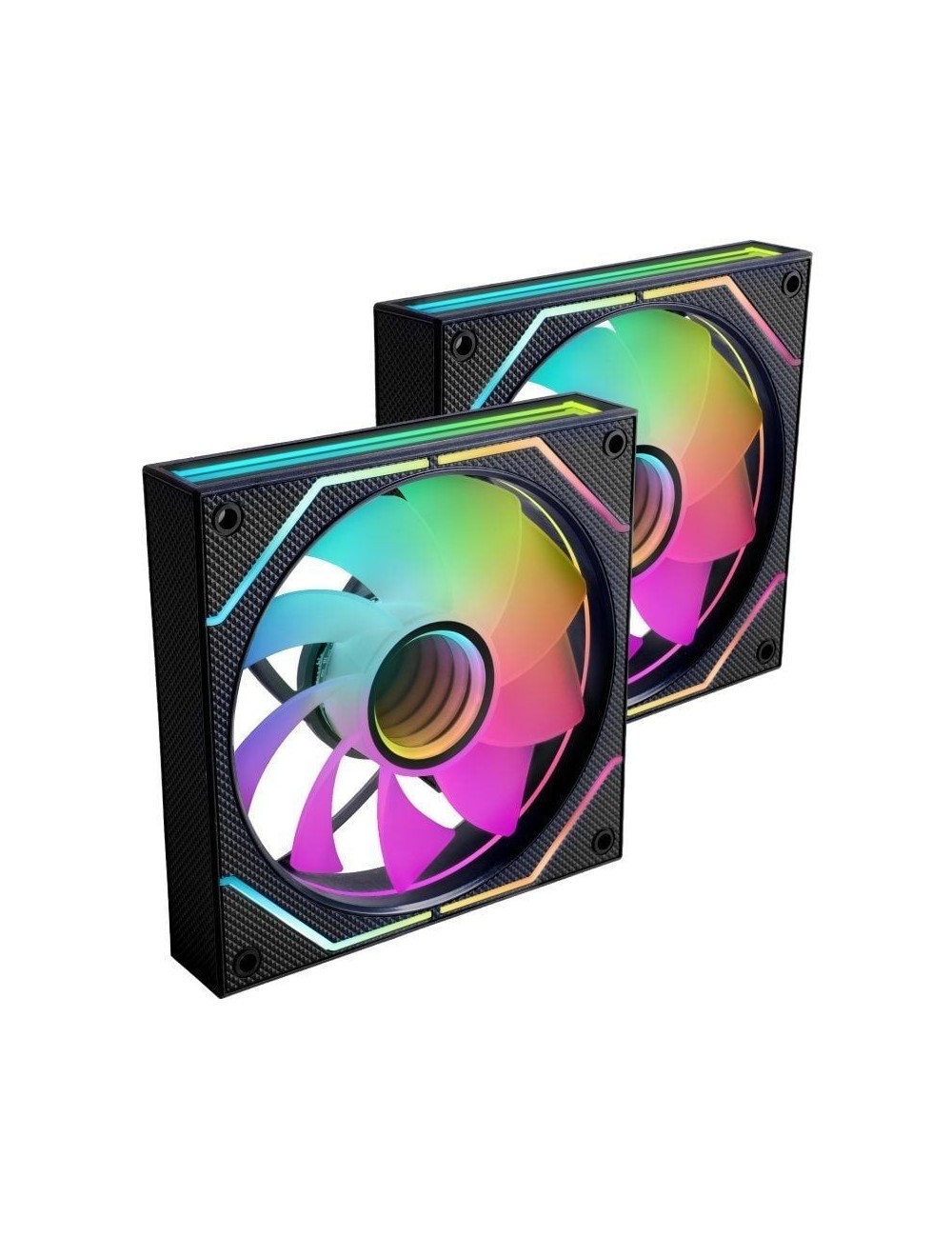 Pack 2 Ventiladores Mars Gaming MF-3DPROX2R/ 12cm/ ARGB