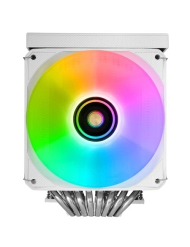 Ventilador con Disipador Mars Gaming MCPU-LCDPRO/ 12cm/ Blanco