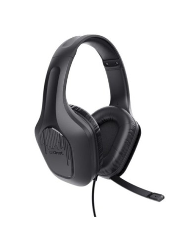 Auriculares Gaming con Micrófono Trust Gaming GXT 417 Zirox/ Jack 3.5/ Negros
