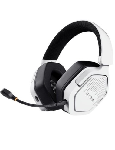 Auriculares Gaming Inalámbricos con Micrófono Trust Gaming GXT 493PS Carus PS5/ Jack 3.5/ Bluetooth/ Blancos
