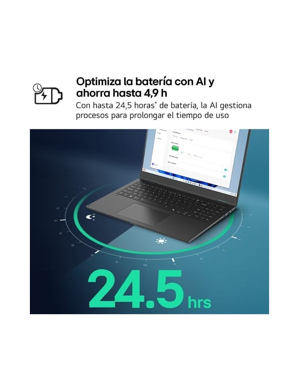 Portátil LG Gram 17Z90TL-G.AU88B Intel Core Ultra 7-258V/ 32GB/ 1TB SSD/ 17'/ Win11