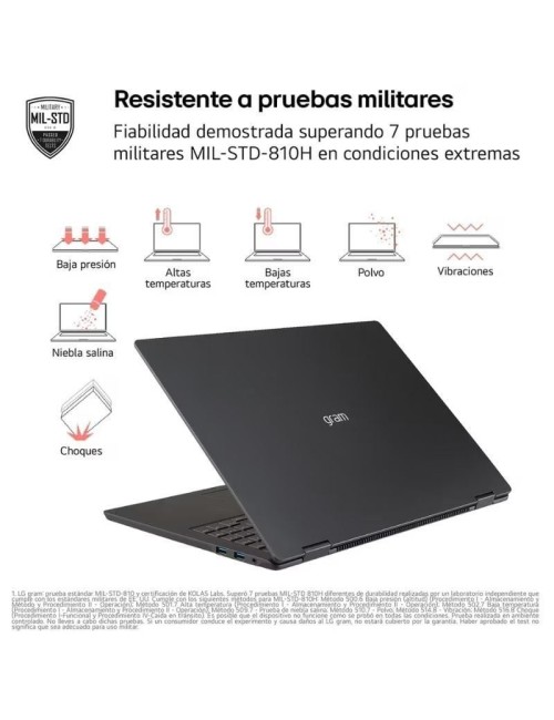 Portátil LG Gram 17Z90TL-G.AU88B Intel Core Ultra 7-258V/ 32GB/ 1TB SSD/ 17'/ Win11