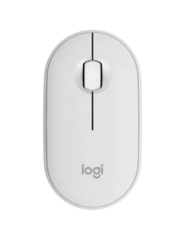 Ratón Inalámbrico Logitech Pebble 2 M350S/ Hasta 1000 DPI/ Blanco