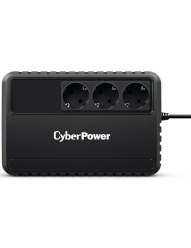 SAI Línea Interactiva Cyberpower BU650EG/ 650VA-360W/ 3 Salidas/ Formato Bloque
