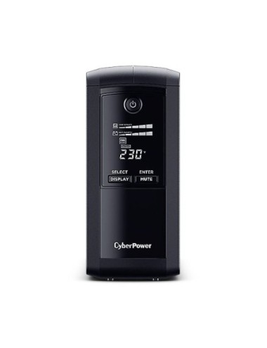 SAI Línea Interactiva Cyberpower VP700ELCD/ 700VA-390W/ 4 Salidas/ Formato Torre