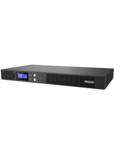 SAI Línea Interactiva Phasak Protekt Slim Rack/ 750VA-450W/ 4 Salidas/ Formato Rack