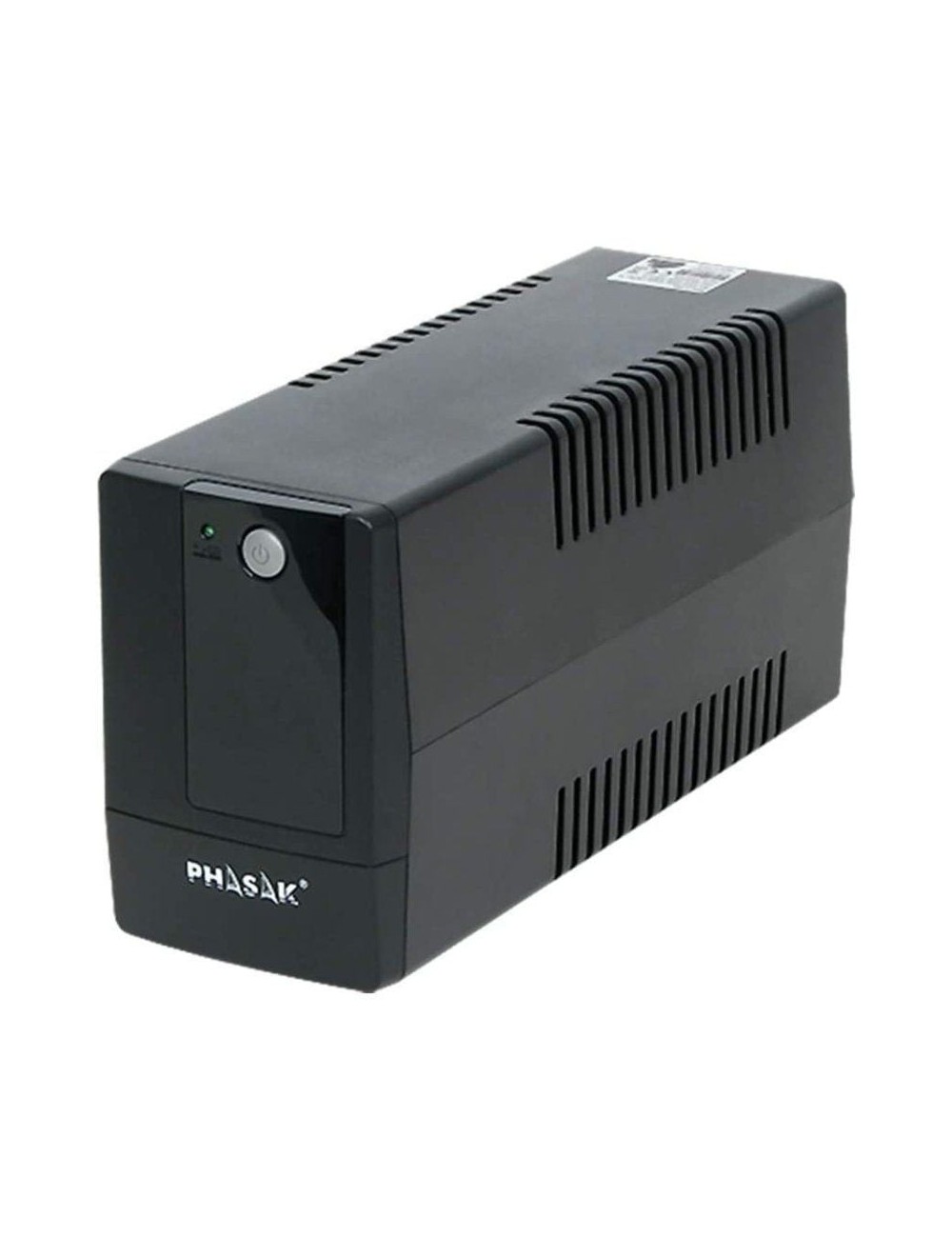 SAI Línea Interactiva Phasak Basic Interactive 600 VA/ 600VA-360W/ 2 Salidas/ Formato Torre