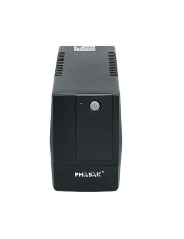 SAI Línea Interactiva Phasak Basic Interactive 600 VA/ 600VA-360W/ 2 Salidas/ Formato Torre