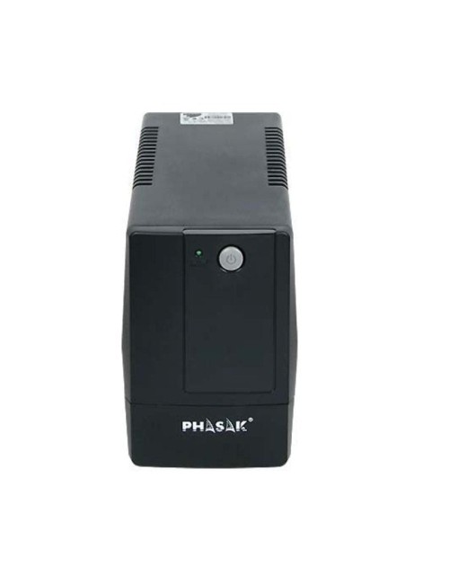 SAI Línea Interactiva Phasak Basic Interactive 600 VA/ 600VA-360W/ 2 Salidas/ Formato Torre