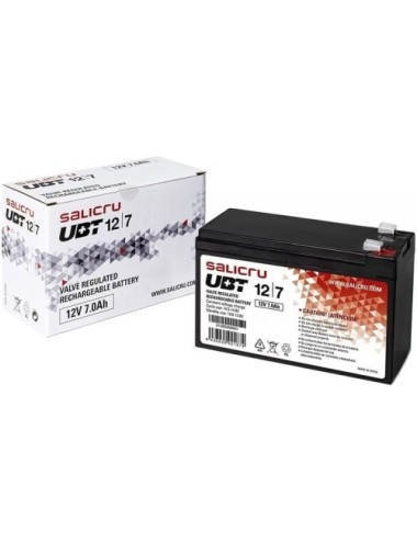 Batería Salicru UBT 12/7 V2 compatible con SAI Salicru según especificaciones