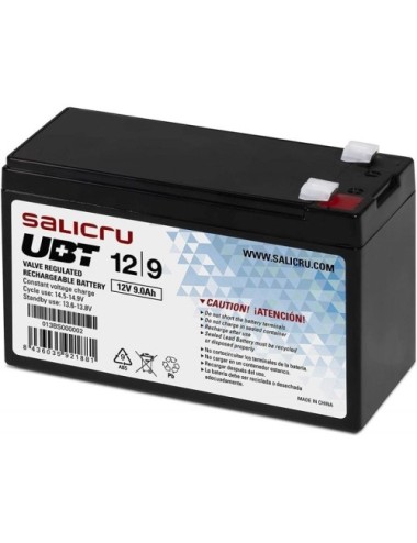 Batería Salicru UBT 12/9 compatible con SAI Salicru según especificaciones