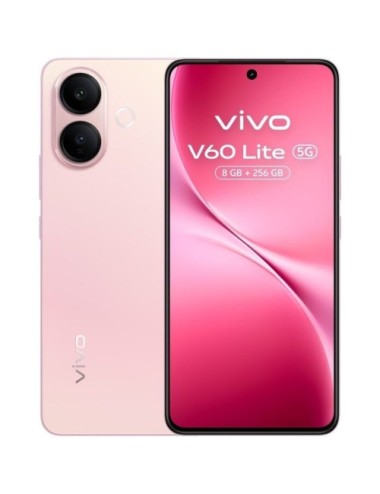 Smartphone Vivo V60 Lite 8GB/ 256GB/ 6.77'/ 5G/ Rosa/ Incluye Cargador 90W y Buds