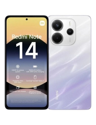 Smartphone Xiaomi Redmi Note 14 6GB/ 128GB/ 6.67'/ Púrpura