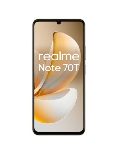 Smartphone Realme Note 70T 4GB/ 128GB/ 6.74'/ Dorado Playa