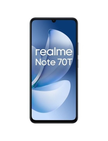Smartphone Realme Note 70T 4GB/ 256GB/ 6.74'/ Negro Obsidiana