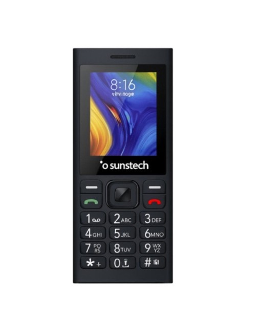 Teléfono Móvil Sunstech CEL5/ Negro