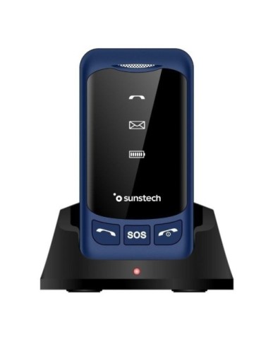 Teléfono Móvil Sunstech CELT25BL para Personas Mayores/ Azul