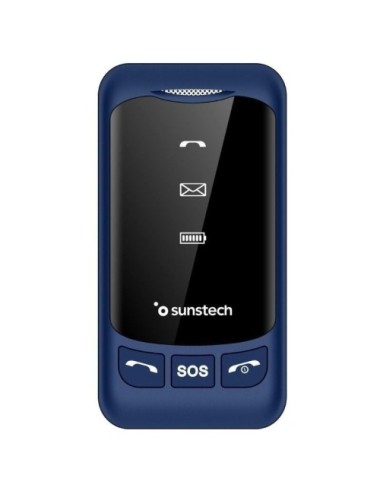 Teléfono Móvil Sunstech CELT25BL para Personas Mayores/ Azul