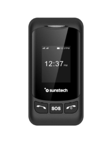 Teléfono Móvil Sunstech CELT26 para Personas Mayores/ Negro