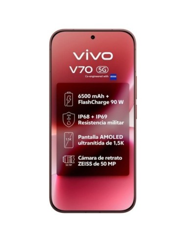Smartphone Vivo V70 8GB/ 512GB/ 6.59'/ 5G/ Marrón