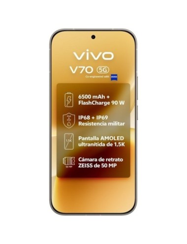 Smartphone Vivo V70 8GB/ 512GB/ 6.59'/ 5G/ Gris