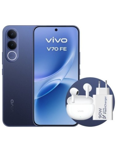 Smartphone Vivo V70 FE 8GB/ 512GB/ 6.83'/ 5G/ Azul/ Incluye Cargador + Auriculares