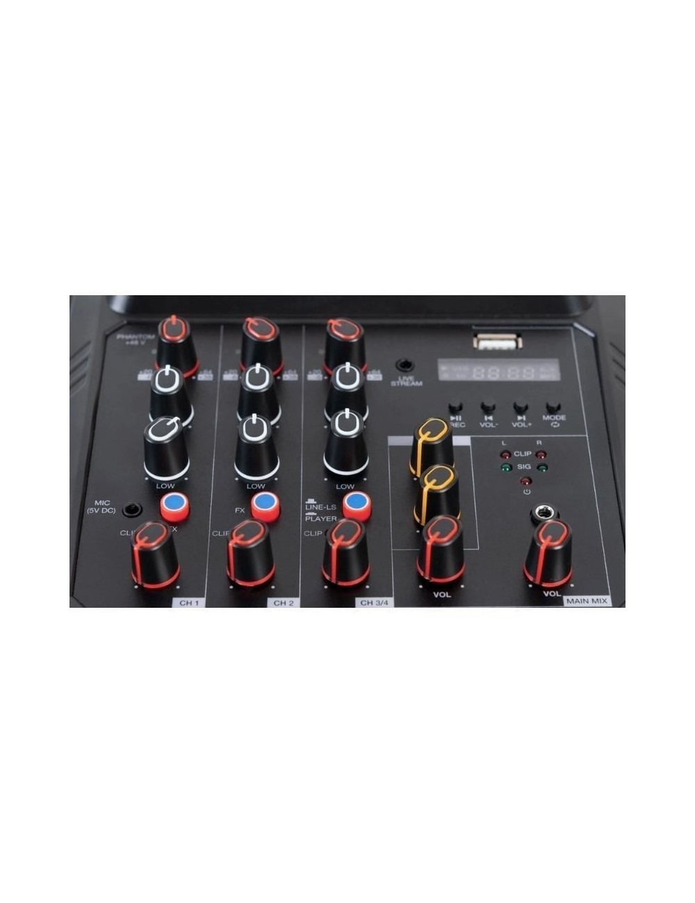 Mesa de Mezclas Fonestar MIX-4LIVE