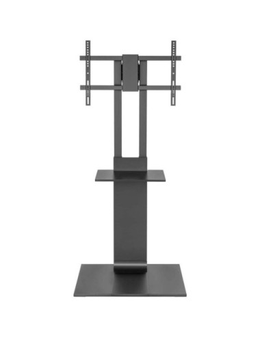 Soporte de Suelo Inclinable/ Giratorio con Bandeja DVD Aisens FT86TSE-399 para TV de 37-86'/ hasta 50kg