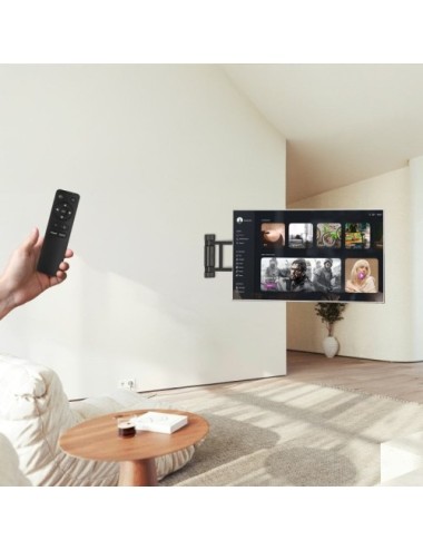 Soporte de Pared Eléctrico Giratorio TooQ LPM4381XL-B para TV de 32-75'/ hasta 50kg