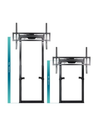 Soporte de Suelo y Pared Motorizado TooQ FSM01-B para TV 55-100'/ hasta 120kg