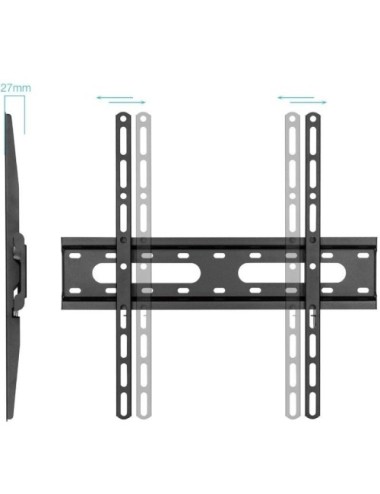 Soporte de Pared Fijo TooQ LP1072F-B para TV de 32-70'/ hasta 45kg