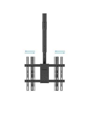 Soporte de Techo Giratorio/ Inclinable/ Nivelable TooQ LPCE1175TSLI-B para TV de 32-75'/ hasta 60kg