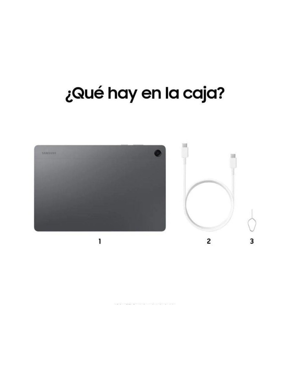 Tablet Samsung Galaxy Tab A11+ 11'/ 6GB/ 128GB/ Octacore/ Gris
