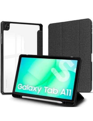 Funda Subblim Clear Shock Case para Samsung A11 8.7'/ Negra