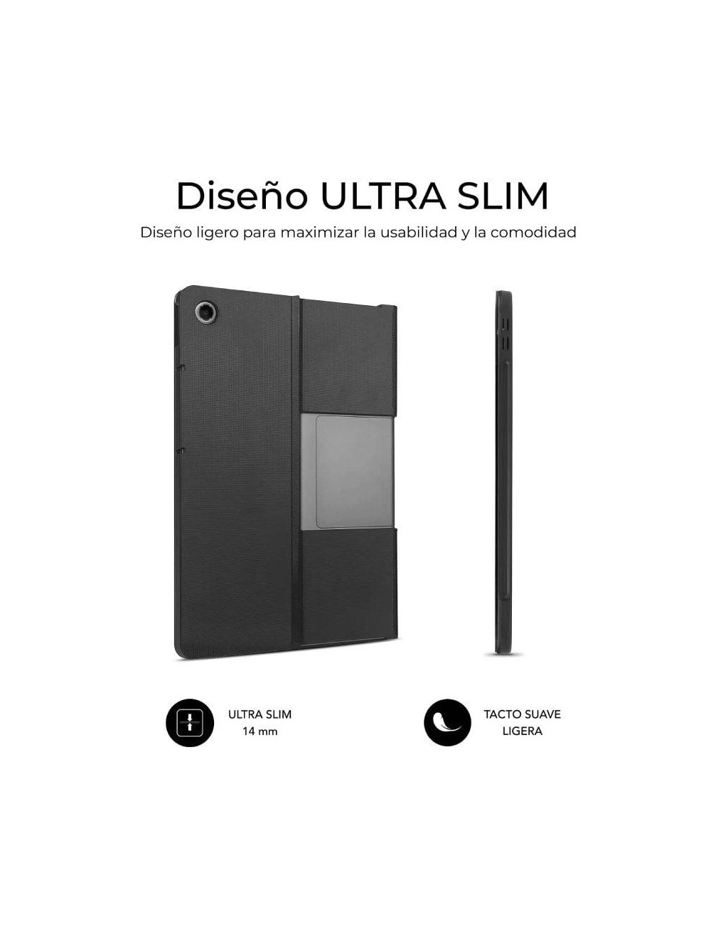 Funda Subblim Shock Case Lenovo Tab Plus 2025 11,5'/ Negra