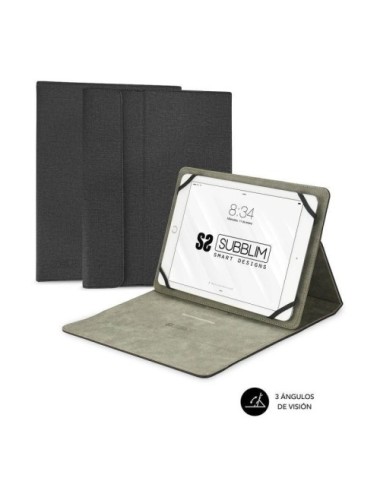 Funda Subblim Clever Stand para Tablets de 9.6'-11'/ Negra