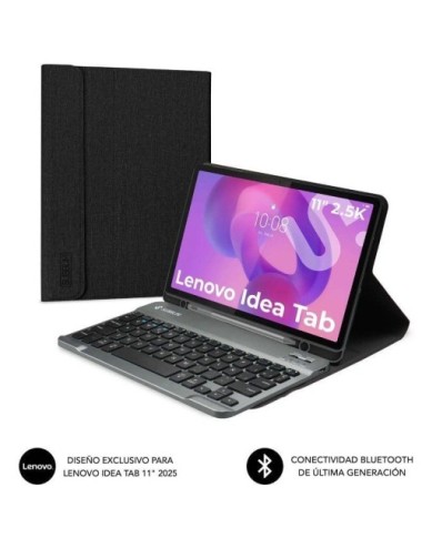 Funda con Teclado Subblim Keytab Pro BT Lenovo Idea Tab 11' 2025/ Negra